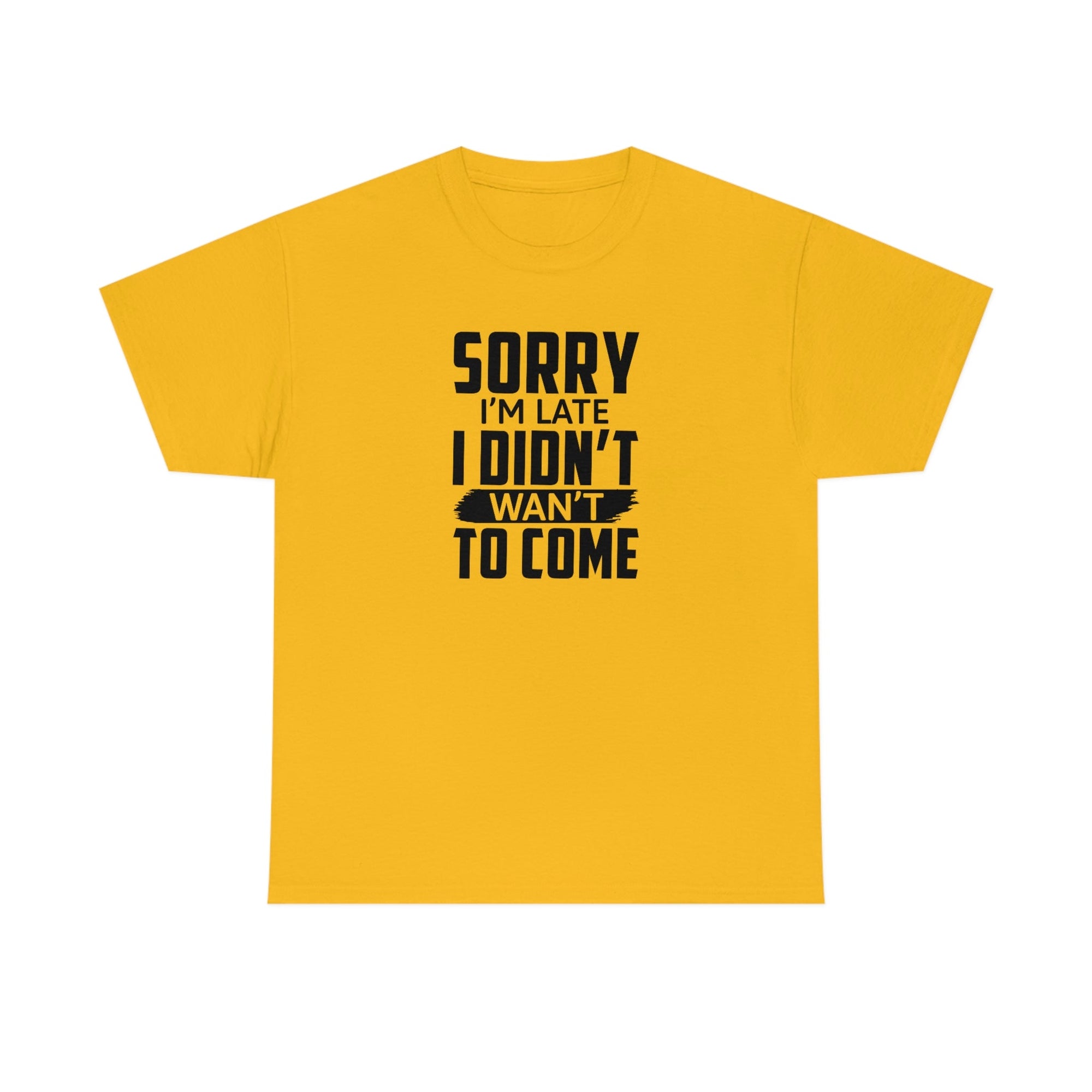 Sorry I'm Late Cotton Tee T-Shirt Pink Sweetheart