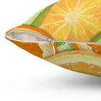 Sour Citrus Square Pillow Home Decor Pink Sweetheart