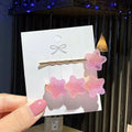 Sour Gummy Candy Star Hairpins - Pink Sweetheart