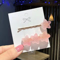 Sour Gummy Candy Star Hairpins - Pink Sweetheart