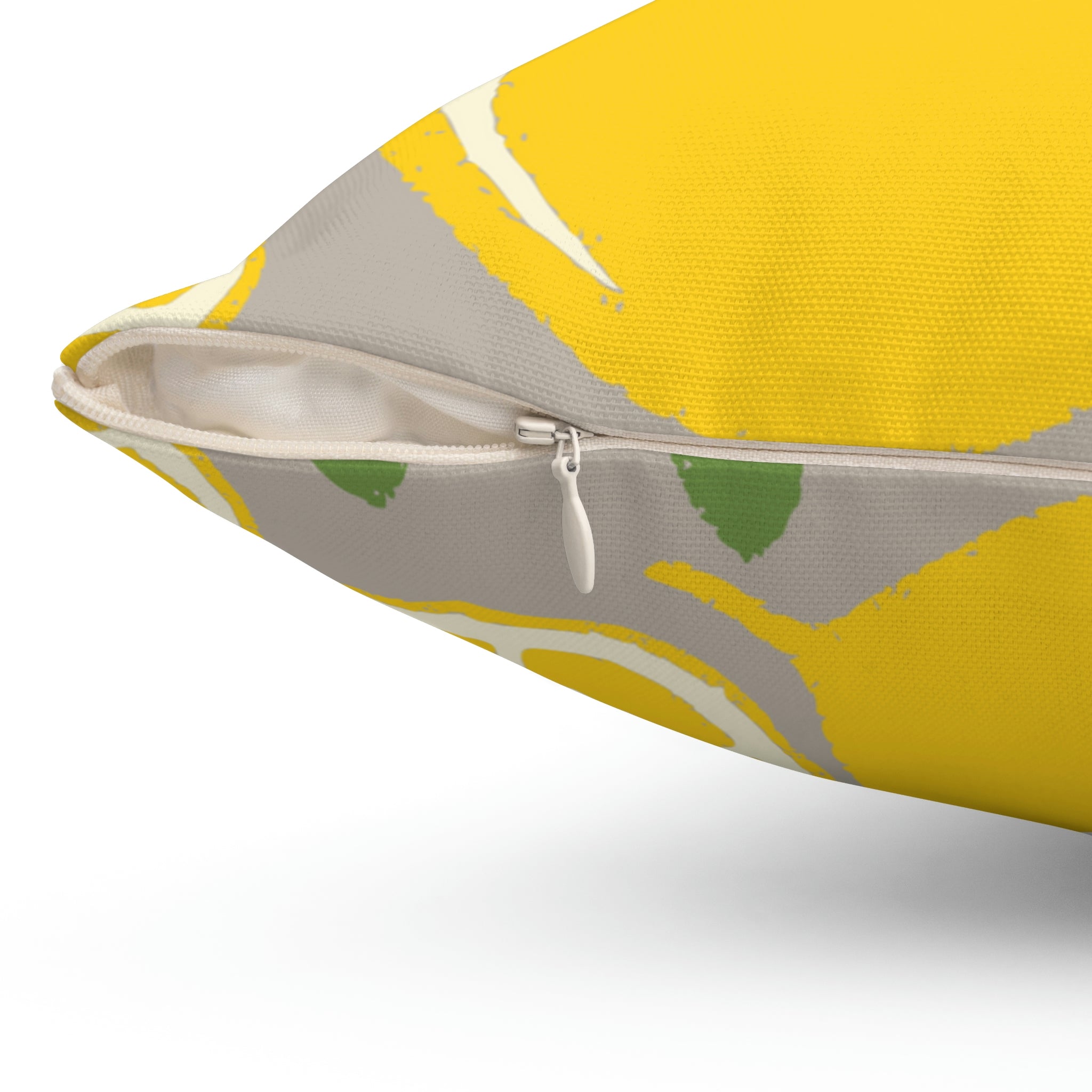 Sour Lemon Drop Square Pillow Home Decor Pink Sweetheart