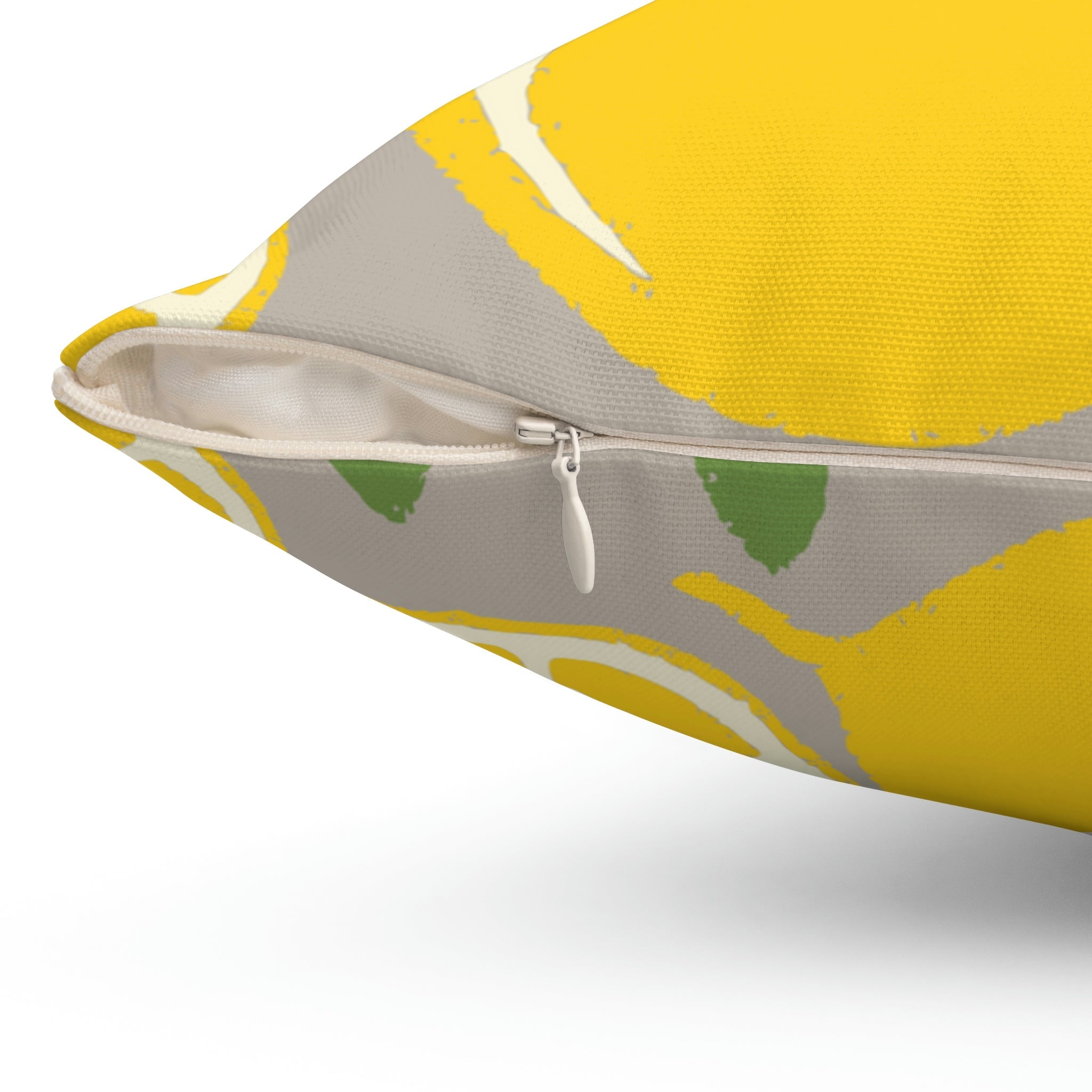 Sour Lemon Drop Square Pillow Home Decor Pink Sweetheart