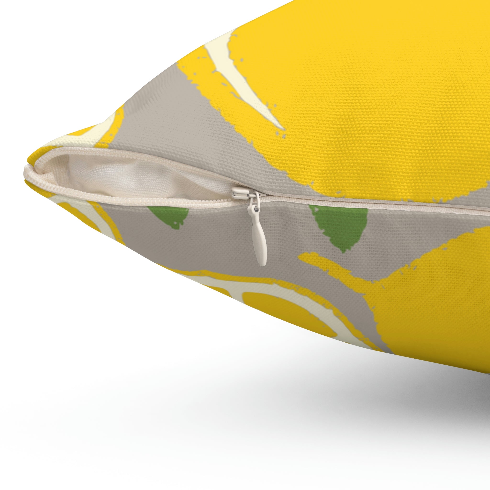 Sour Lemon Drop Square Pillow Home Decor Pink Sweetheart