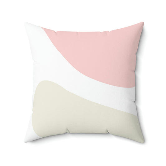 Splashes of Pastel Square Pillow Home Decor Pink Sweetheart