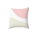 Splashes of Pastel Square Pillow Home Decor Pink Sweetheart