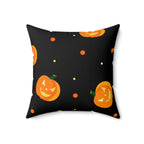 Spooky Pumpkins After Dark Square Pillow Home Decor Pink Sweetheart