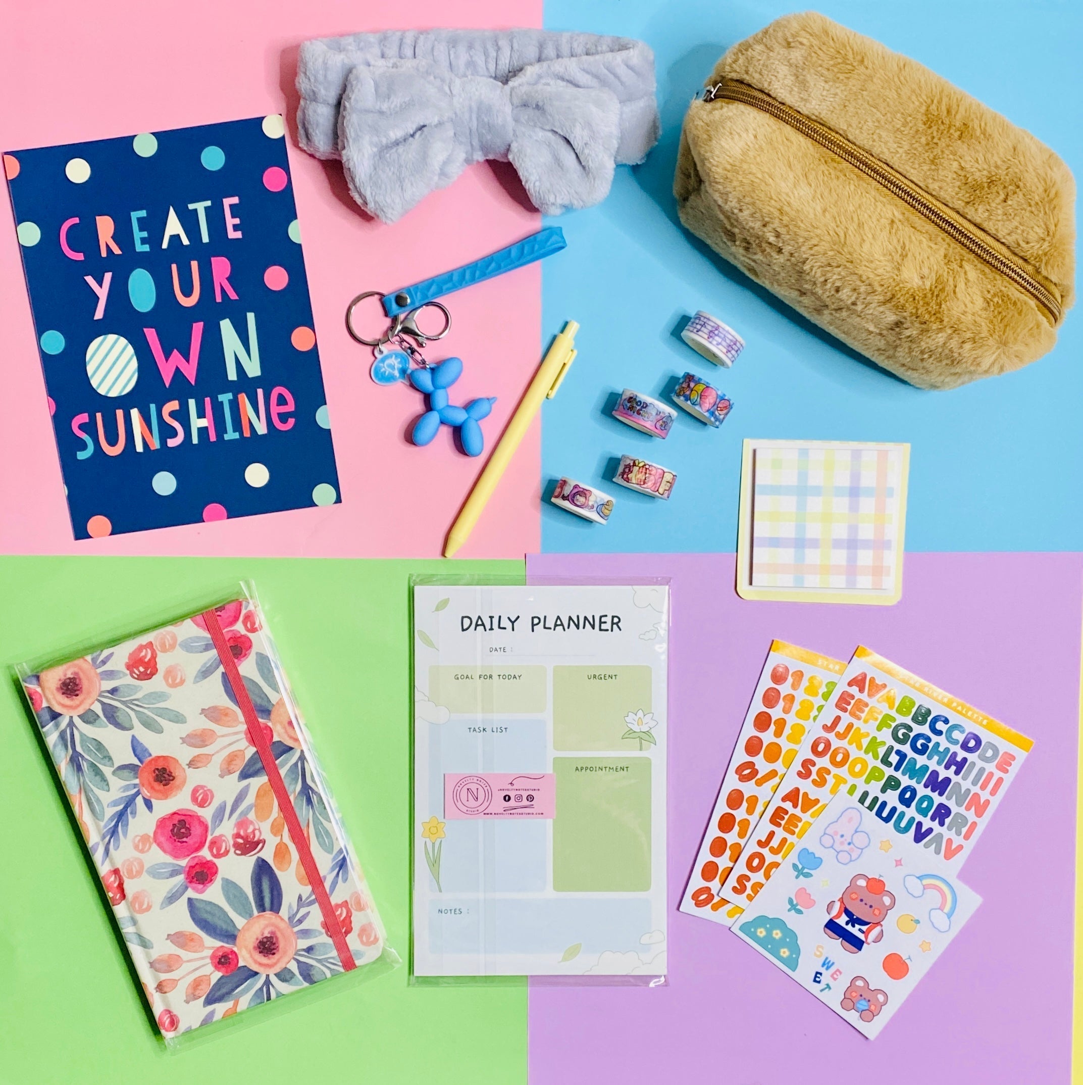 Stationery Surprise Goodies Gift Box Notebooks & Notepads Pink Sweetheart
