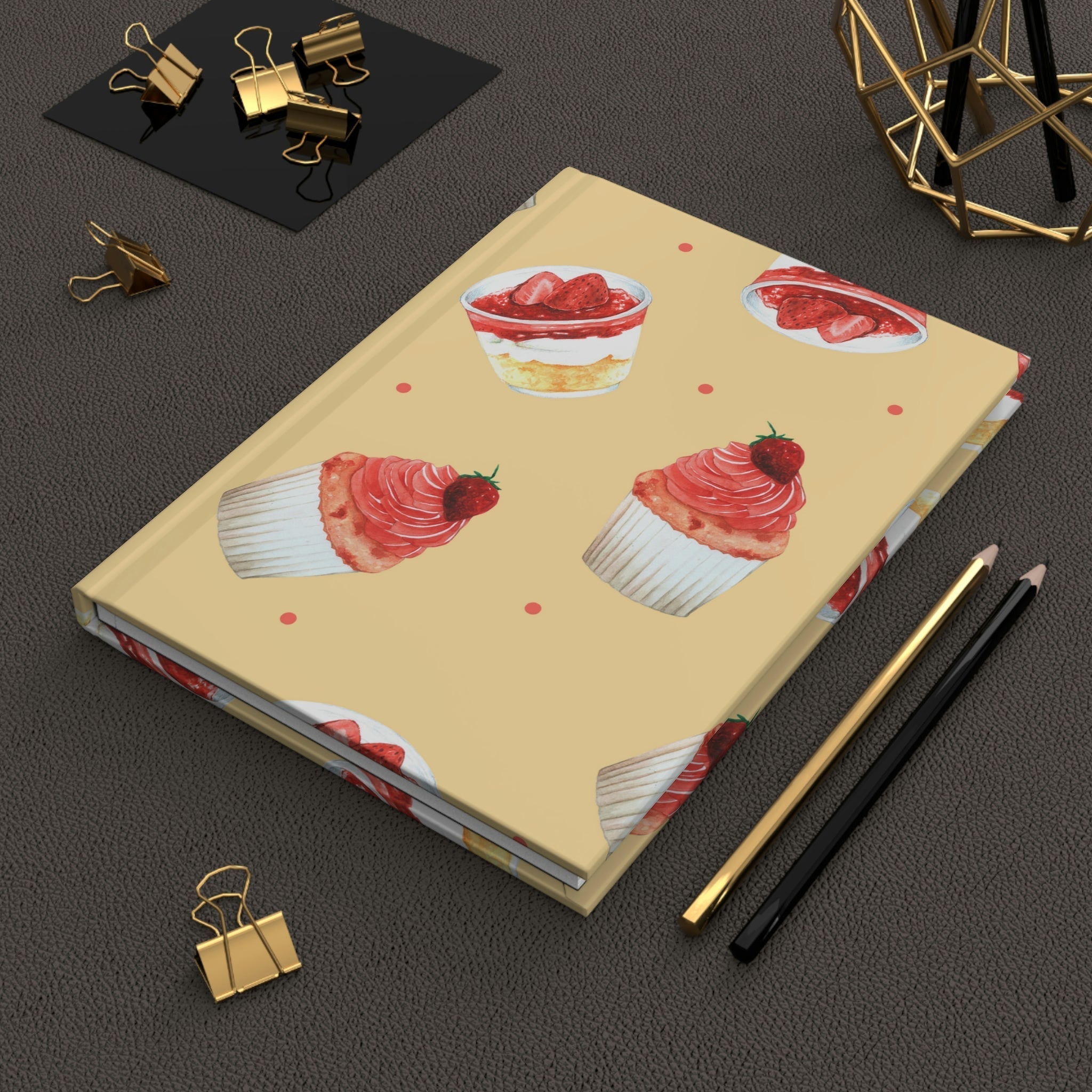 Strawberry Shortcake Hardcover Matte Journal Paper products Pink Sweetheart