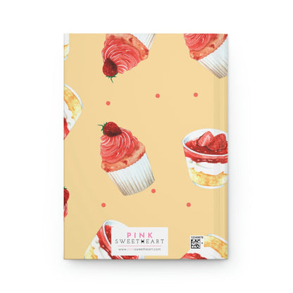 Strawberry Shortcake Hardcover Matte Journal Paper products Pink Sweetheart