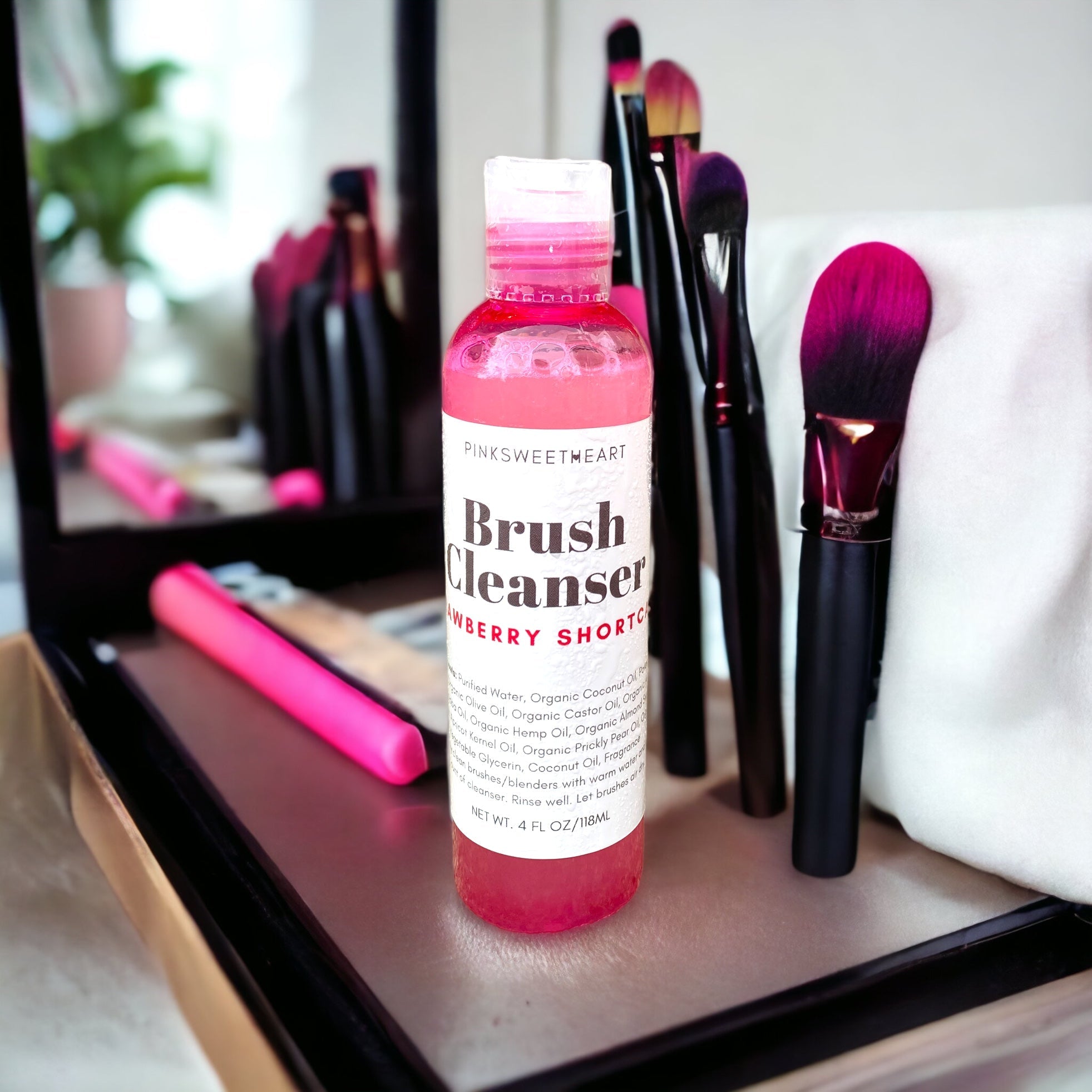 Strawberry Shortcake Makeup Brush Cleanser Makeup Brushes Pink Sweetheart