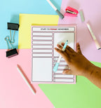 Stuff to Remember Pastel Stationery Notepad Notebooks & Notepads Pink Sweetheart