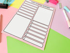 Stuff to Remember Pastel Stationery Notepad Notebooks & Notepads Pink Sweetheart