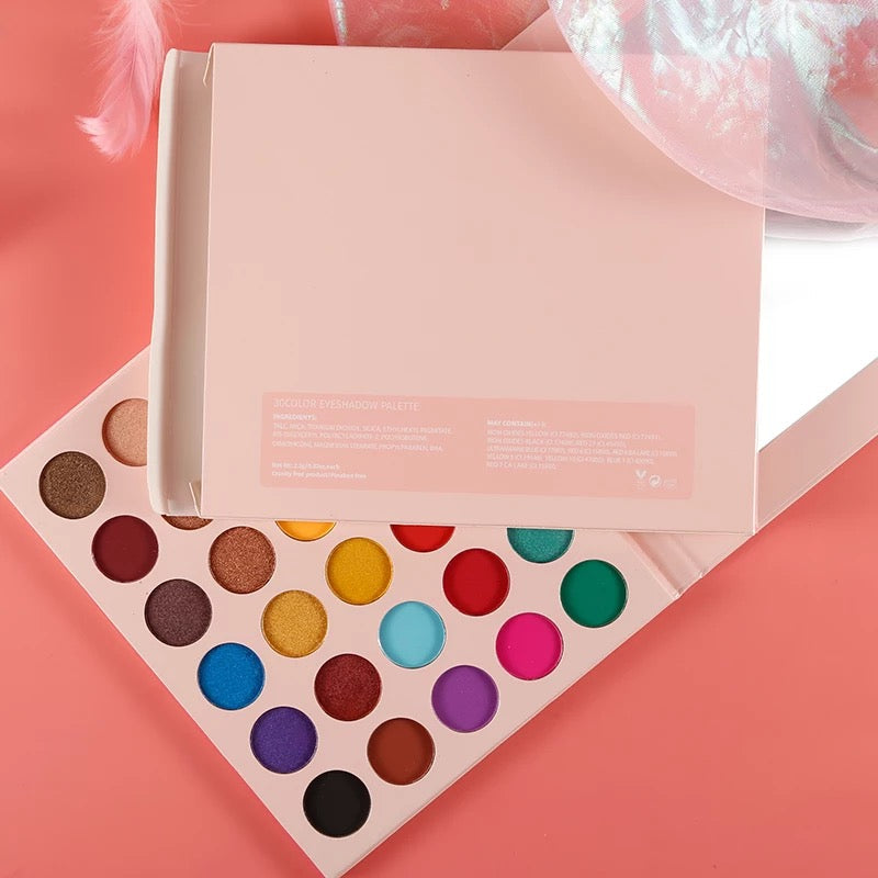 “Sugary Sweets” Pressed Powder Eyeshadow Makeup Palette Eye Shadow Pink Sweetheart
