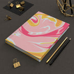 Sweet Candy Swirl Hardcover Matte Journal Paper products Pink Sweetheart