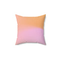 Sweet Duo Square Pillow - Pink Sweetheart