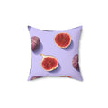 Sweet Like Figs Square Pillow - Pink Sweetheart