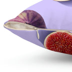 Sweet Like Figs Square Pillow Home Decor Pink Sweetheart