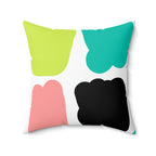 Sweet Smears Square Pillow Home Decor Pink Sweetheart