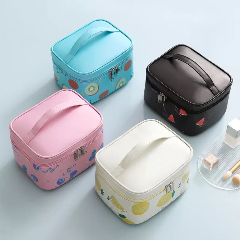 Sweet Summer Fruit Makeup Bag Cosmetic & Toiletry Bags Pink Sweetheart