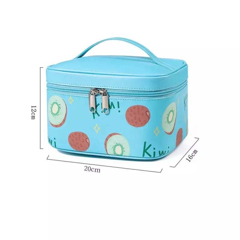 Sweet Summer Fruit Makeup Bag Cosmetic & Toiletry Bags Pink Sweetheart