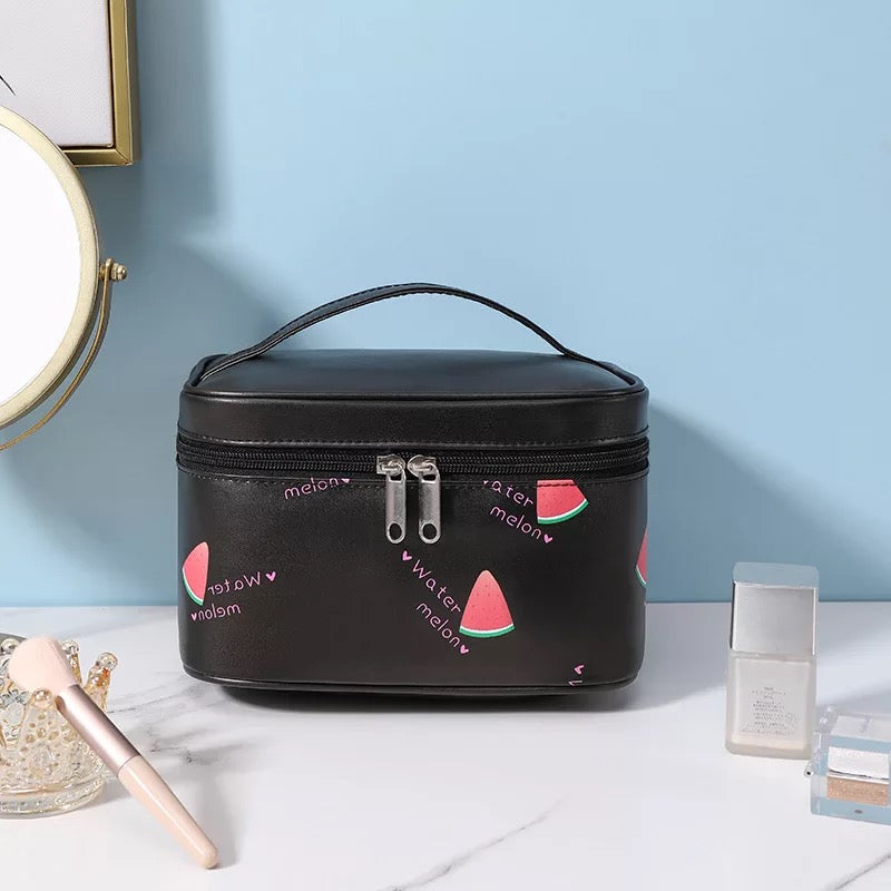 Sweet Summer Fruit Makeup Bag Cosmetic & Toiletry Bags Pink Sweetheart