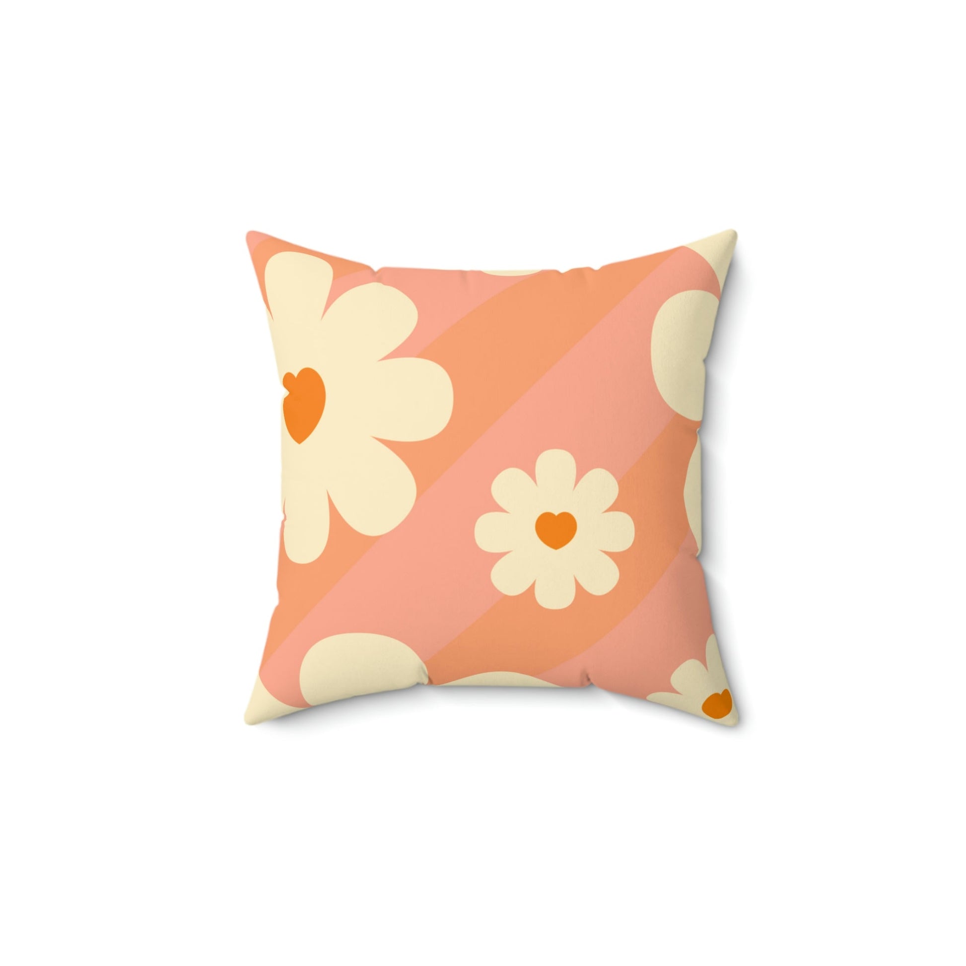 Sweetheart Pistils Square Pillow Home Decor Pink Sweetheart