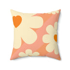 Sweetheart Pistils Square Pillow Home Decor Pink Sweetheart