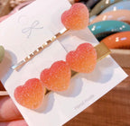 Sweetheart Sour Gummy Candy Hair Clip Hair Claws & Clips Pink Sweetheart