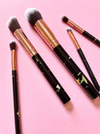 Swirled Marbled Cosmetic Makeup Brushes Makeup Brushes Pink Sweetheart