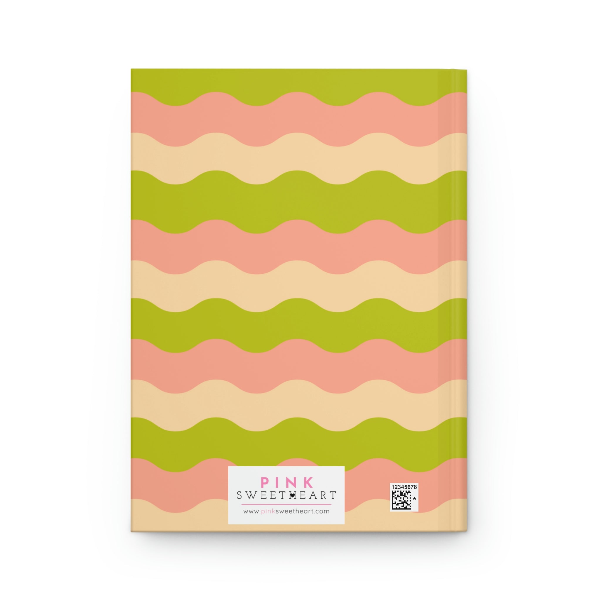 Taffy Waves Hardcover Matte Journal Paper products Pink Sweetheart