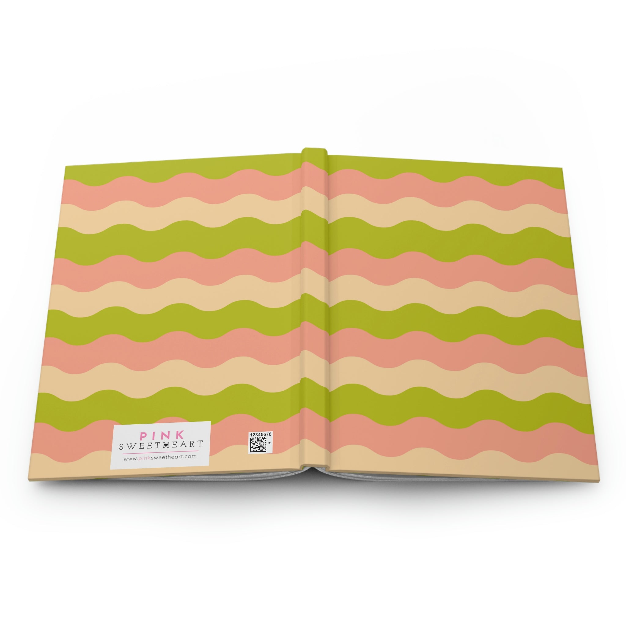 Taffy Waves Hardcover Matte Journal Paper products Pink Sweetheart