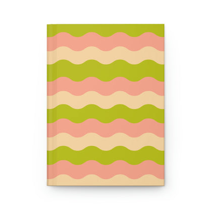 Taffy Waves Hardcover Matte Journal Paper products Pink Sweetheart