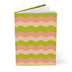 Taffy Waves Hardcover Matte Journal Paper products Pink Sweetheart