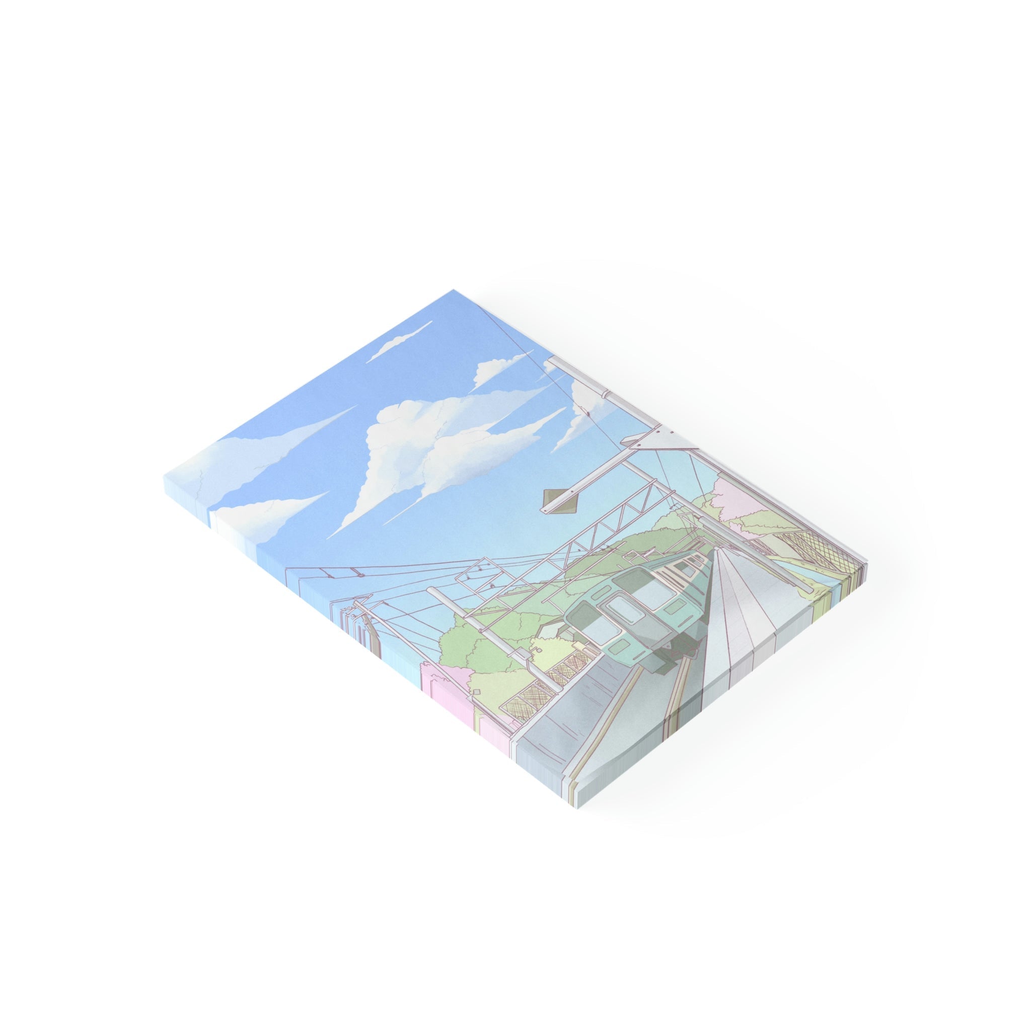 Taking the Train Post-it® Note Pad Paper products Pink Sweetheart