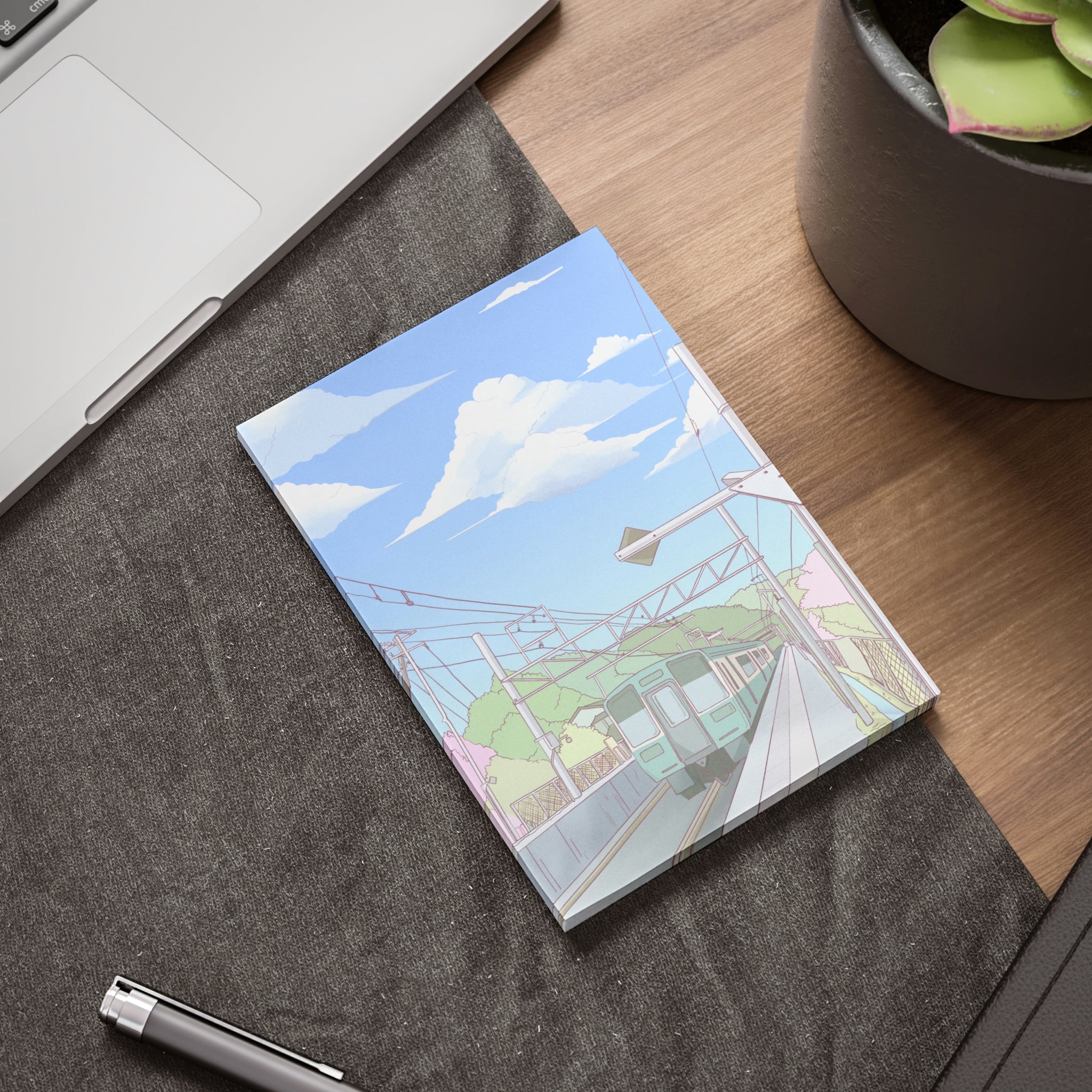 Taking the Train Post-it® Note Pad Paper products Pink Sweetheart