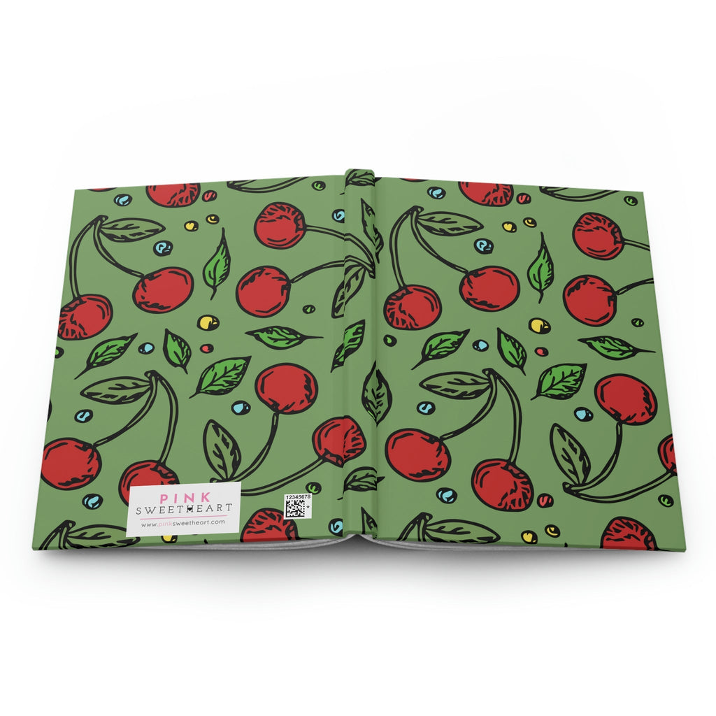 The Best Cherries Hardcover Matte Journal Paper products Pink Sweetheart