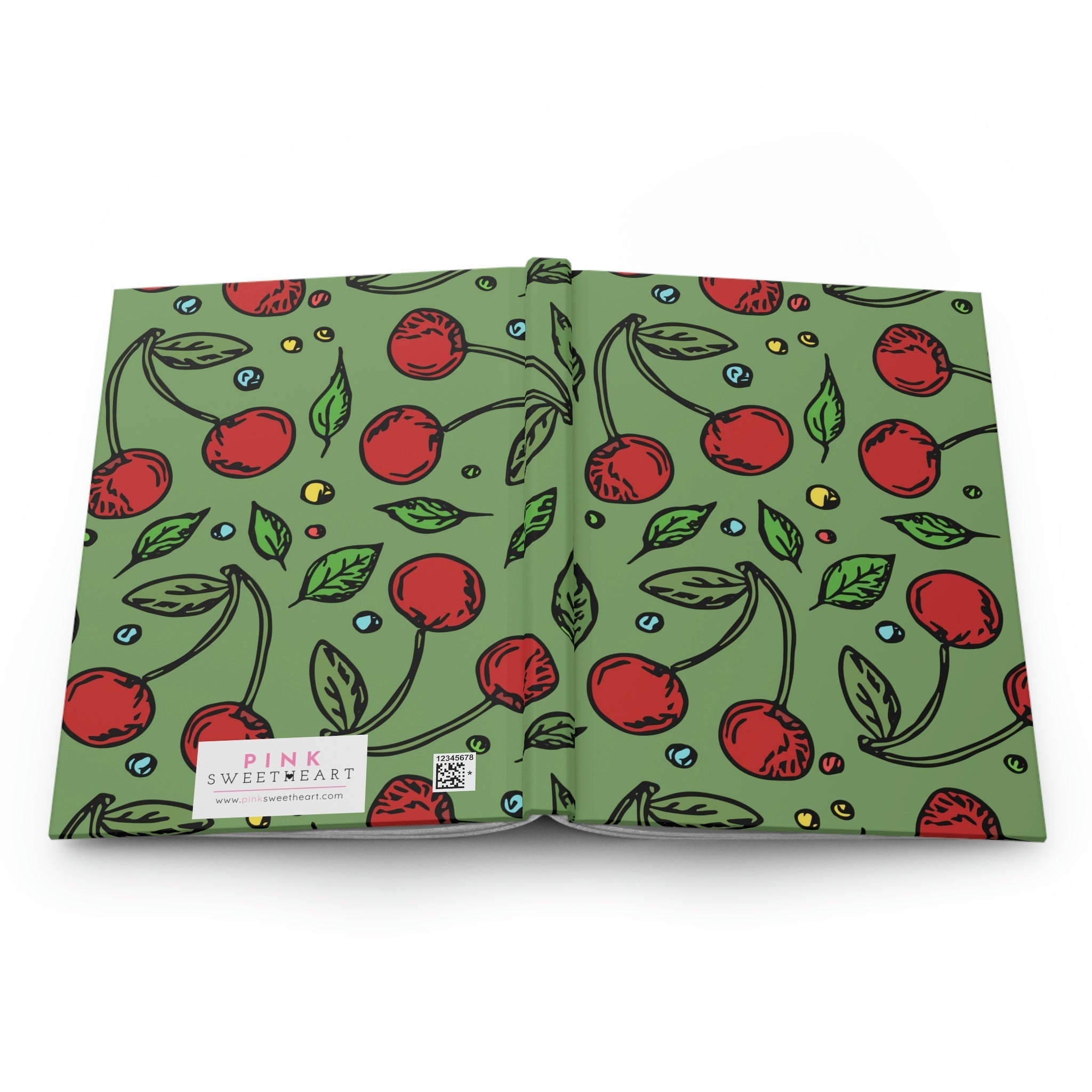The Best Cherries Hardcover Matte Journal Paper products Pink Sweetheart