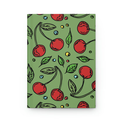 The Best Cherries Hardcover Matte Journal Paper products Pink Sweetheart