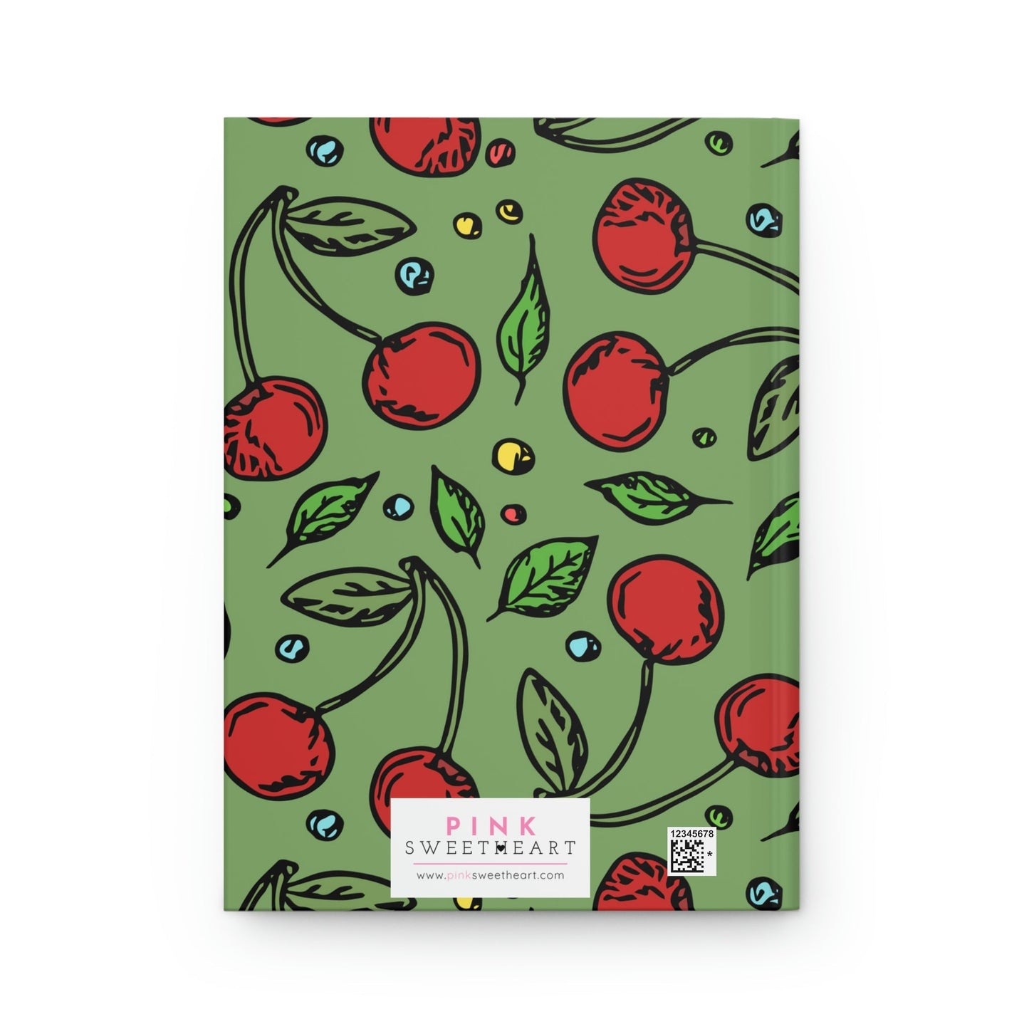 The Best Cherries Hardcover Matte Journal Paper products Pink Sweetheart