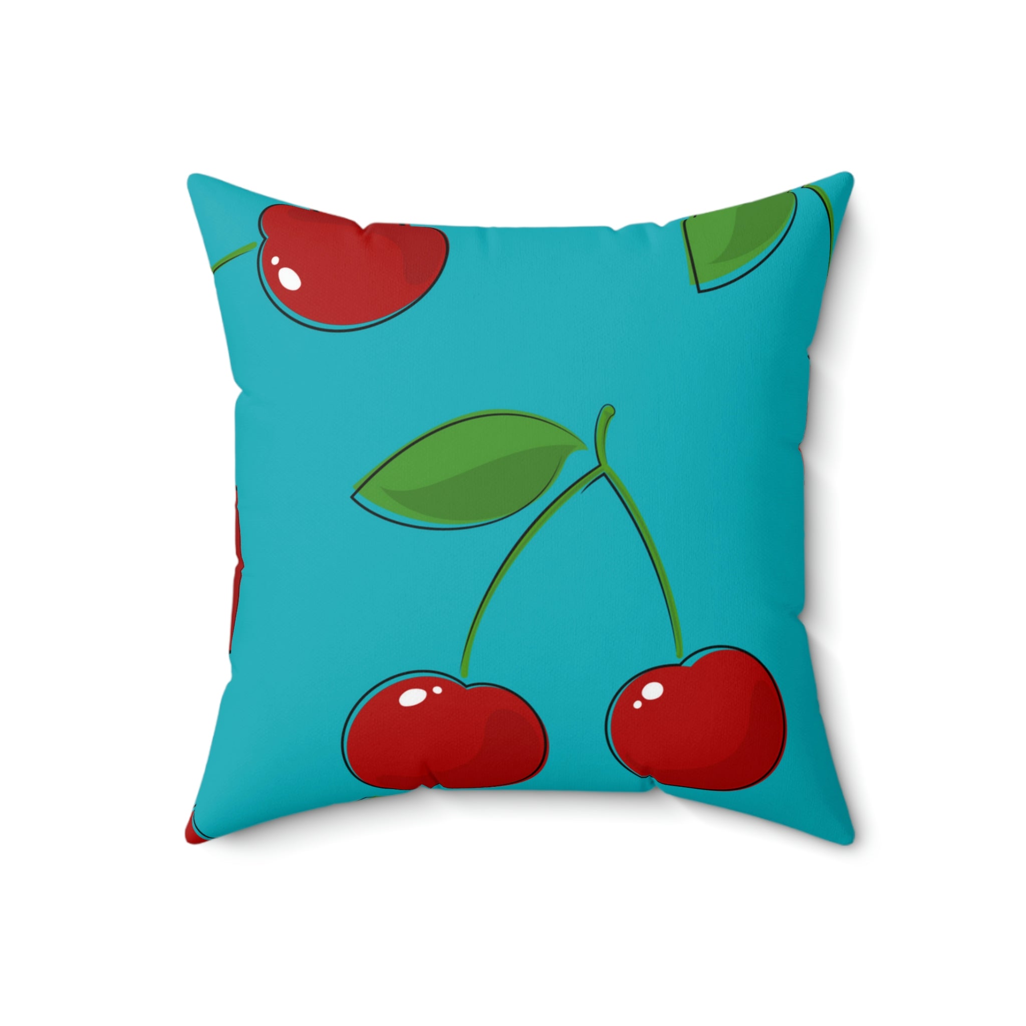 The Cherry Life Square Pillow Home Decor Pink Sweetheart