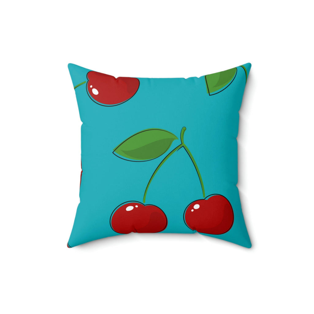 The Cherry Life Square Pillow Home Decor Pink Sweetheart
