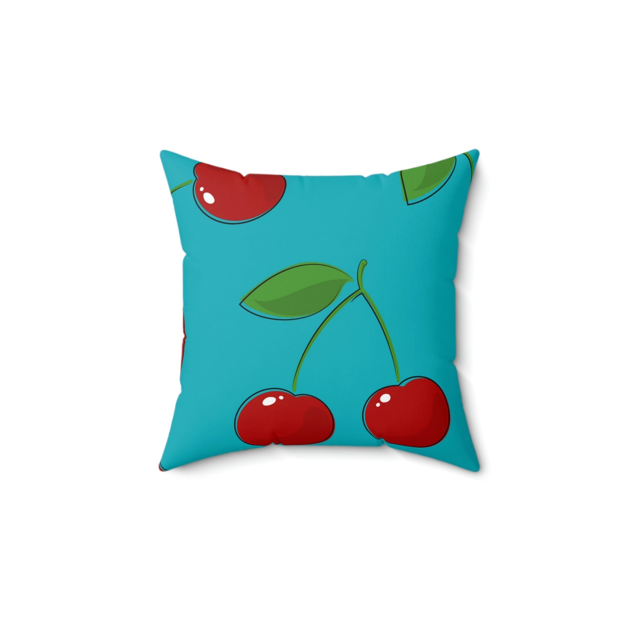 The Cherry Life Square Pillow Home Decor Pink Sweetheart