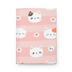 The Content Kitty Hardcover Matte Journal Paper products Pink Sweetheart