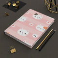 The Content Kitty Hardcover Matte Journal - Pink Sweetheart