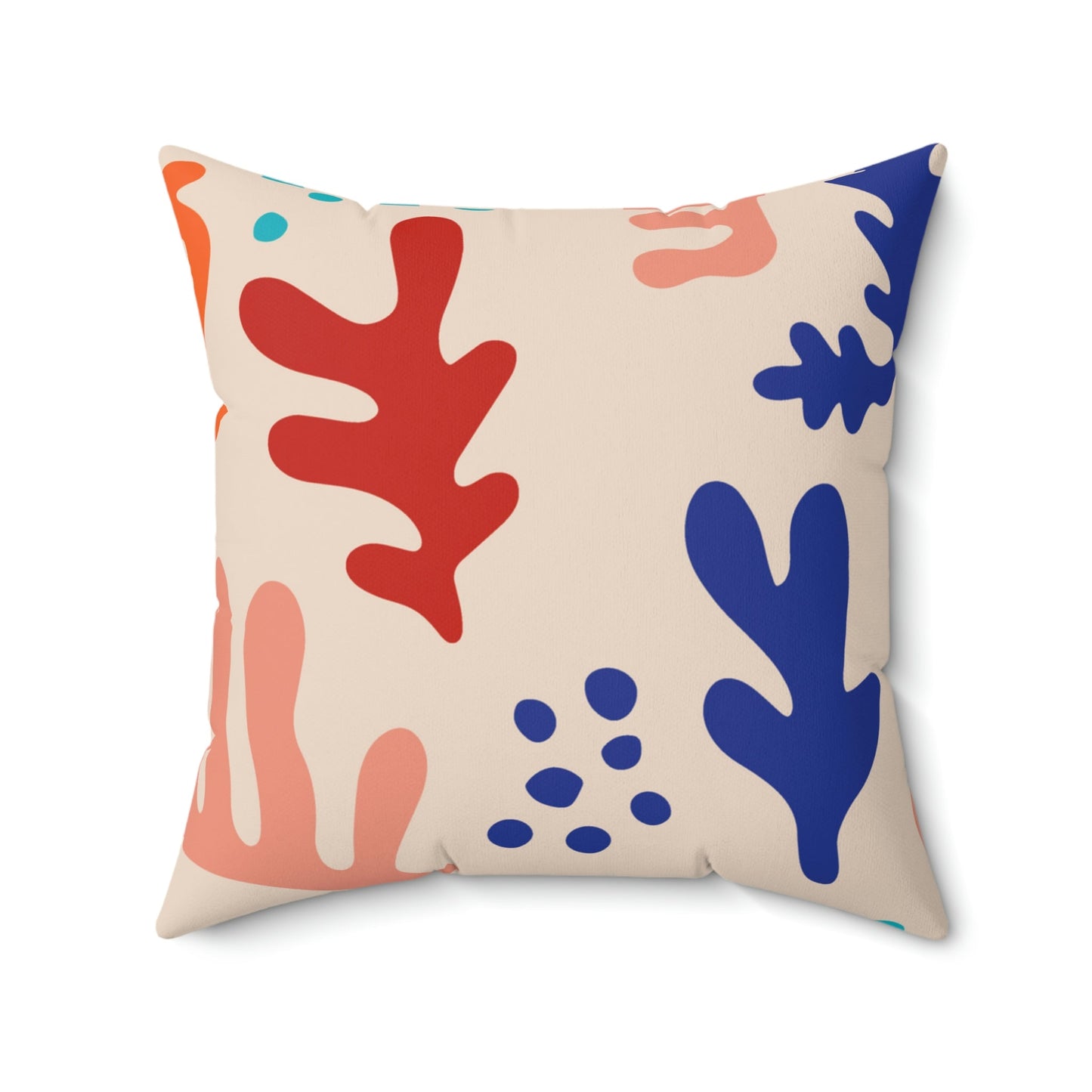 The Coral Reef Square Pillow Home Decor Pink Sweetheart