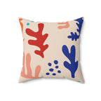 The Coral Reef Square Pillow Home Decor Pink Sweetheart