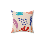The Coral Reef Square Pillow Home Decor Pink Sweetheart