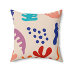 The Coral Reef Square Pillow Home Decor Pink Sweetheart