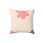 The Flower Girl Square Pillow Home Decor Pink Sweetheart