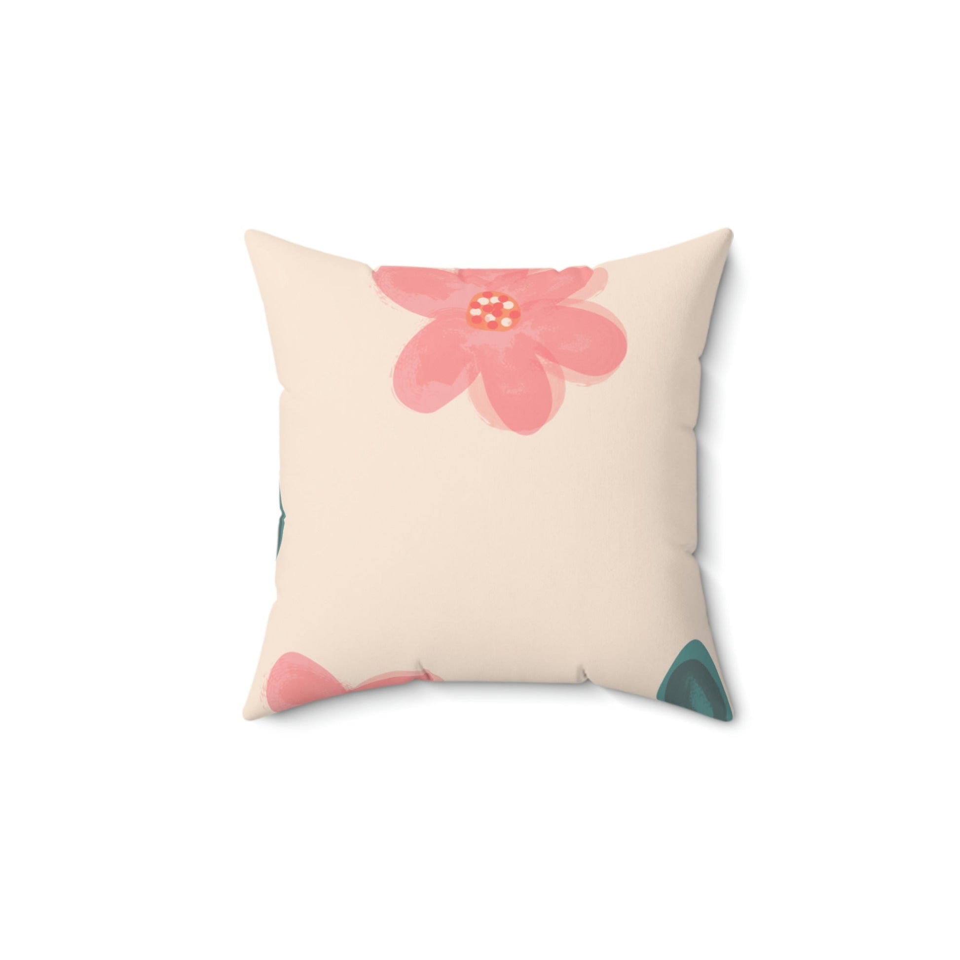The Flower Girl Square Pillow Home Decor Pink Sweetheart
